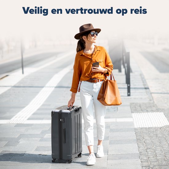 TRVLMORE Set de valises - 2 pièces - 45L Hand Luggage + 115L Spacious Luggage - TSA Lock - Lightweight - Travel Suitcase Set - Dark Grey