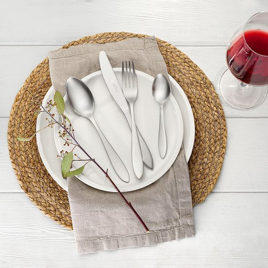 Villeroy & Boch Arthur Set de couverts - 68 pièces - Acier inoxydable brossé