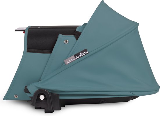 Nacelle de voyage Babyzen YOYO, Aqua - La nacelle comprend un matelas double épais, une coque aérée et un pare-soleil - Nécessite un châssis YOYO2 (vendu séparément)