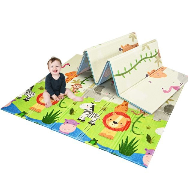 Tapis de jeu Coast pour bébés - double face - 200 x 180 x 1,4 cm