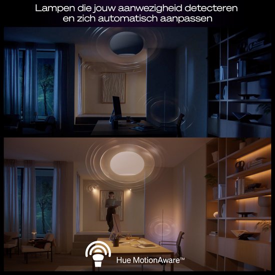Kit de démarrage Philips Hue - culot GU10 - comprend 1 Hue Bridge Pro, 3 ampoules, 1 DimmerSwitch - lumière blanche et colorée réglable - - éclairage intelligent