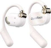 OpenRock - X White - Casque sans fil à oreillettes ouvertes - Bluetooth - Grande autonomie - Réduction du bruit - sans fil - Technologie TubeBass™