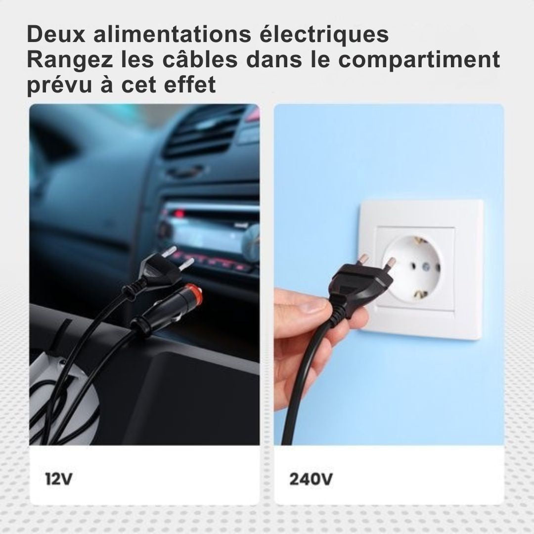 Glacière éléctronique - Auronic - 40L - 12V et 240V - Noir