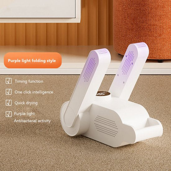 FUEGOBIRD - Sèche-chaussures - Avec minuterie - Fonction ozone/séchage - Durée réglable - Température constante de 48 °C - Sèche-chaussures - Lampe UV + charbon actif - Double protection antibactérienne - Nouvelle mise à jour en 2026