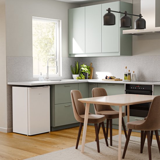 KitchenBrothers - Réfrigérateur - 88L - Modèle de table - Blanc