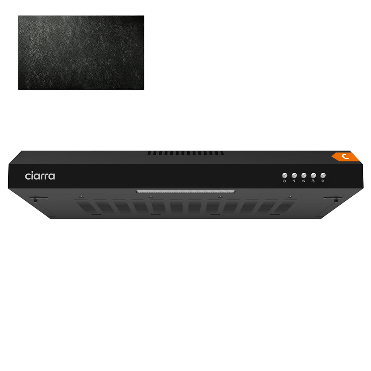 Hotte aspirante Ciarra CBCB6903 - 60 cm - noire