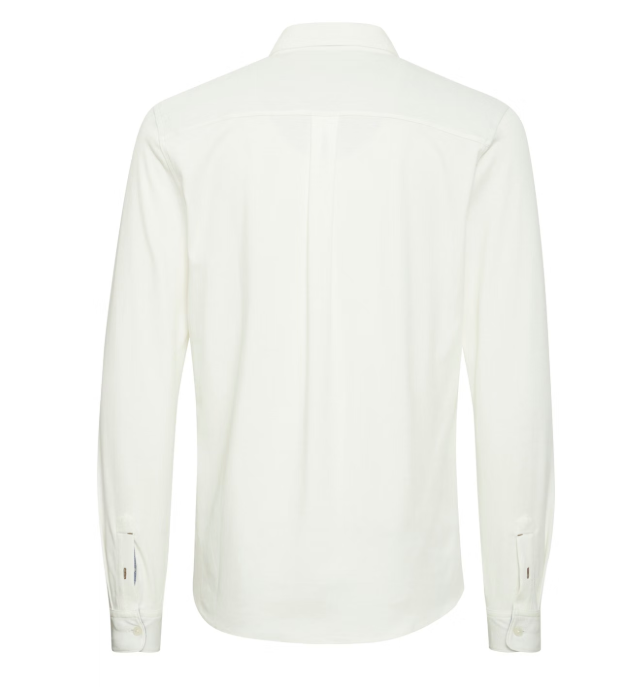 FQ1924 FGSTEFF Chemise en maille pour homme, taille L – Snow White – Coton et lyocell