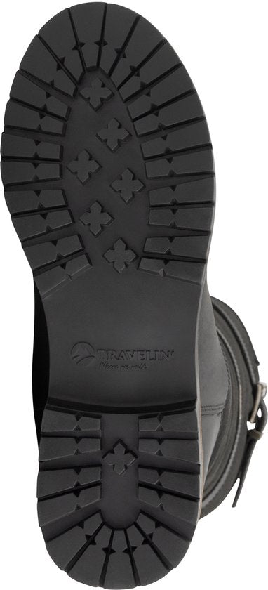 Travelin' Gronvik Femme - Bottes de plein air - Doublées de laine - Noir