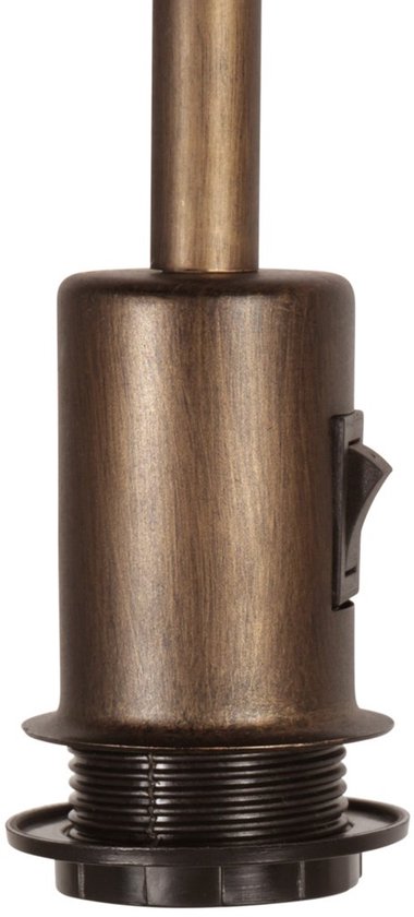 Lampadaire en bronze, hauteur 152 cm, modèle 4737BR avec douille E27, sans abat-jour - Mexlite, design métallique intemporel