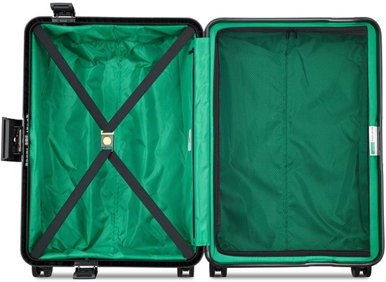 Delsey Paris x United Colors Of Benetton - Color Block - Valise de voyage 66 cm - Noir