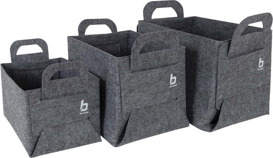 Bo-Camp - Urban Outdoor - Panier - Barnsbury - 3 pièces - 3 tailles