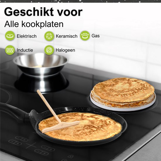 CeraFusion Poêle à crêpes 26 cm - Induction - Poêle à crêpes - Poêle à crêpes - Poêle à crêpes - Poêle à crêpes