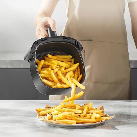 Friteuse à air chaud Midea MAF20P0BPK - Compacte 2 L, 1 150 W, friture sans huile