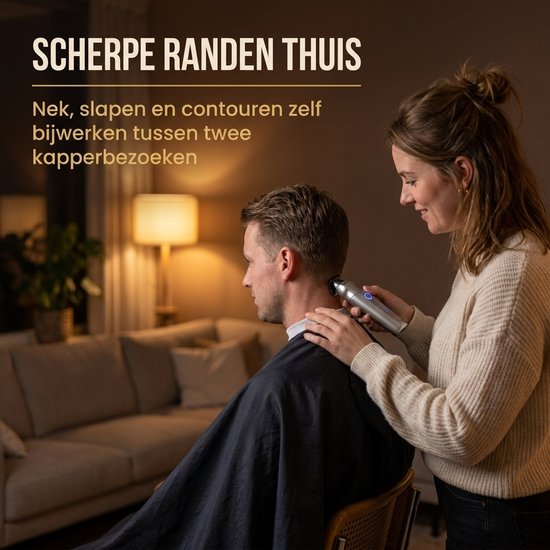 Tondeuse pour cheveux pour hommes - Kit de tondeuse pour cheveux et barbe - Tondeuse à barbe et tondeuse à cheveux - USB-C