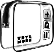 TRVLMORE Trousse de toilette transparente - Noir/Transparent