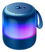 Enceinte sans fil Soundcore Glow Mini Mono, bleue, 8 W
