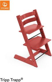 Chaise haute Stokke Tripp Trapp - Rouge chaud