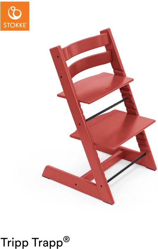 Chaise haute Stokke Tripp Trapp - Rouge chaud