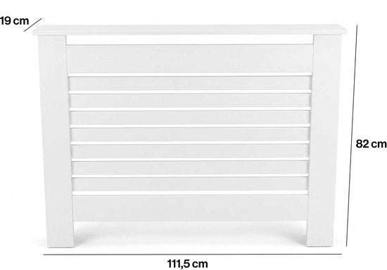 VDD - Habillage de radiateur - Décoration de chauffage - Blanc