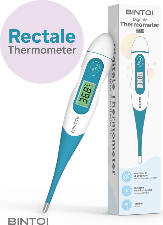 Bintoi® XR210 - Thermomètre corporel numérique - Thermomètre de fièvre - Thermomètre de température