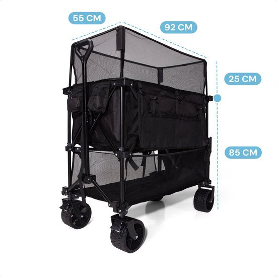 Mr Fold Bolderkar - XXL - Pliable - 400L - Beige
