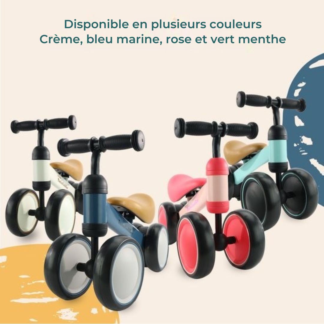 Scooter pour enfants LifeGoods - TurboToddler Balance Bike - Jouets à partir de 1 an - Bleu marine