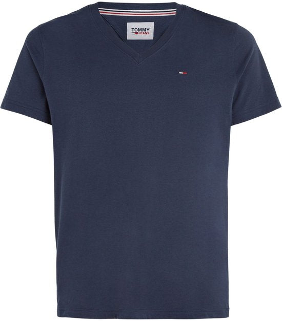 T-shirt à col en V, coupe classique MW0MW01768 - Chemises bleues