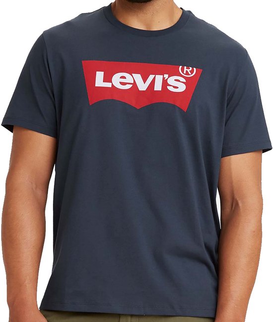T-shirt Levi's à logo graphique bleu foncé (navy) - Taille L - Homme - T-shirts décontractés