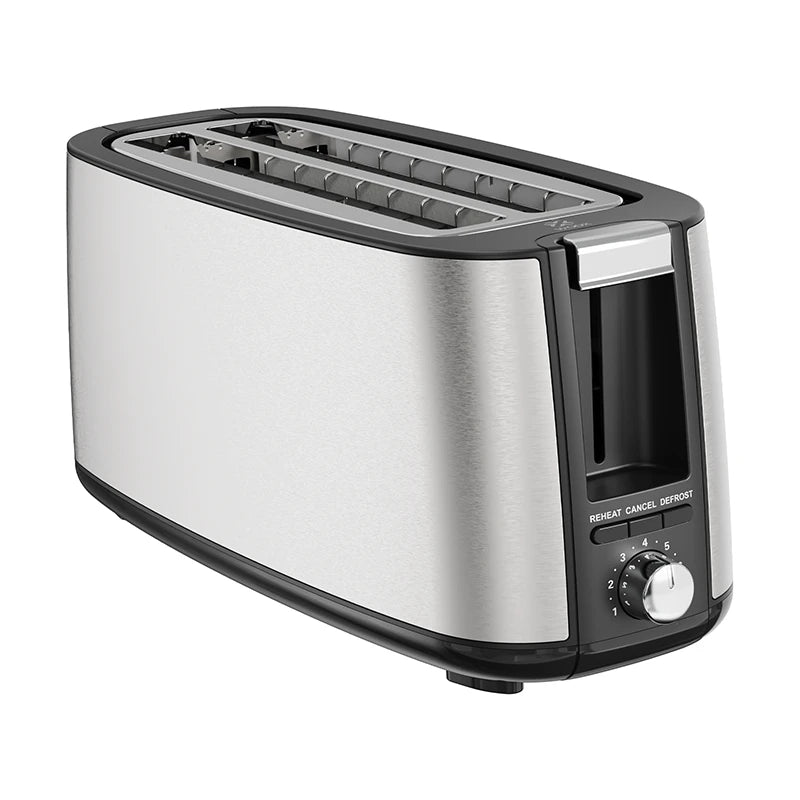 Grille-pain WOOX MX0212 - 4 tranches - acier inoxydable