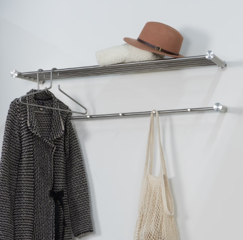 Spinder Design Carrie 1 - Porte-manteau mural - 5 crochets - Acier - 100 x 40 x 150 cm
