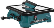 VONROC Scie à carreaux 650W -Refroidissement à l'eau -Lame de scie diamantée 180mm, guide parallèle et guide à onglets inclus