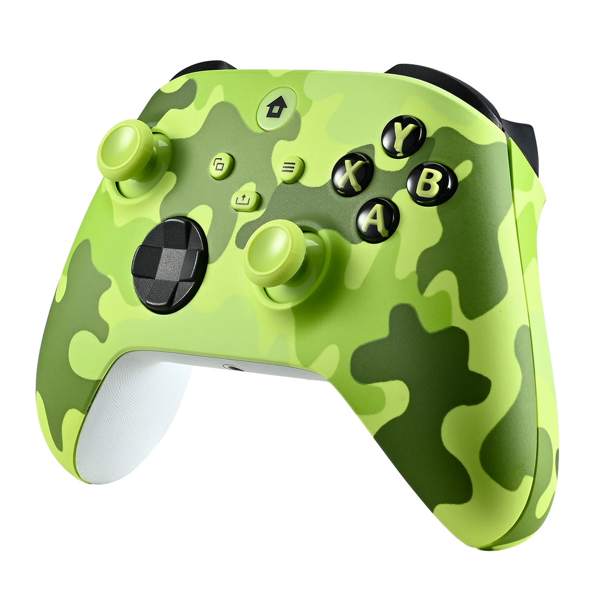 Manette de jeu sans fil Rexsun WR007 - Vert camouflage - 2,4 GHz, Xbox One/PC, fonction de vibration