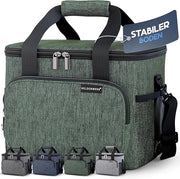 HELDENWERK Grand sac isotherme, pliable, glacière isolée, sac thermo, étanche et imperméable, sac à pique-nique, sac à déjeuner, sac thermo, sac isotherme - Vert olive