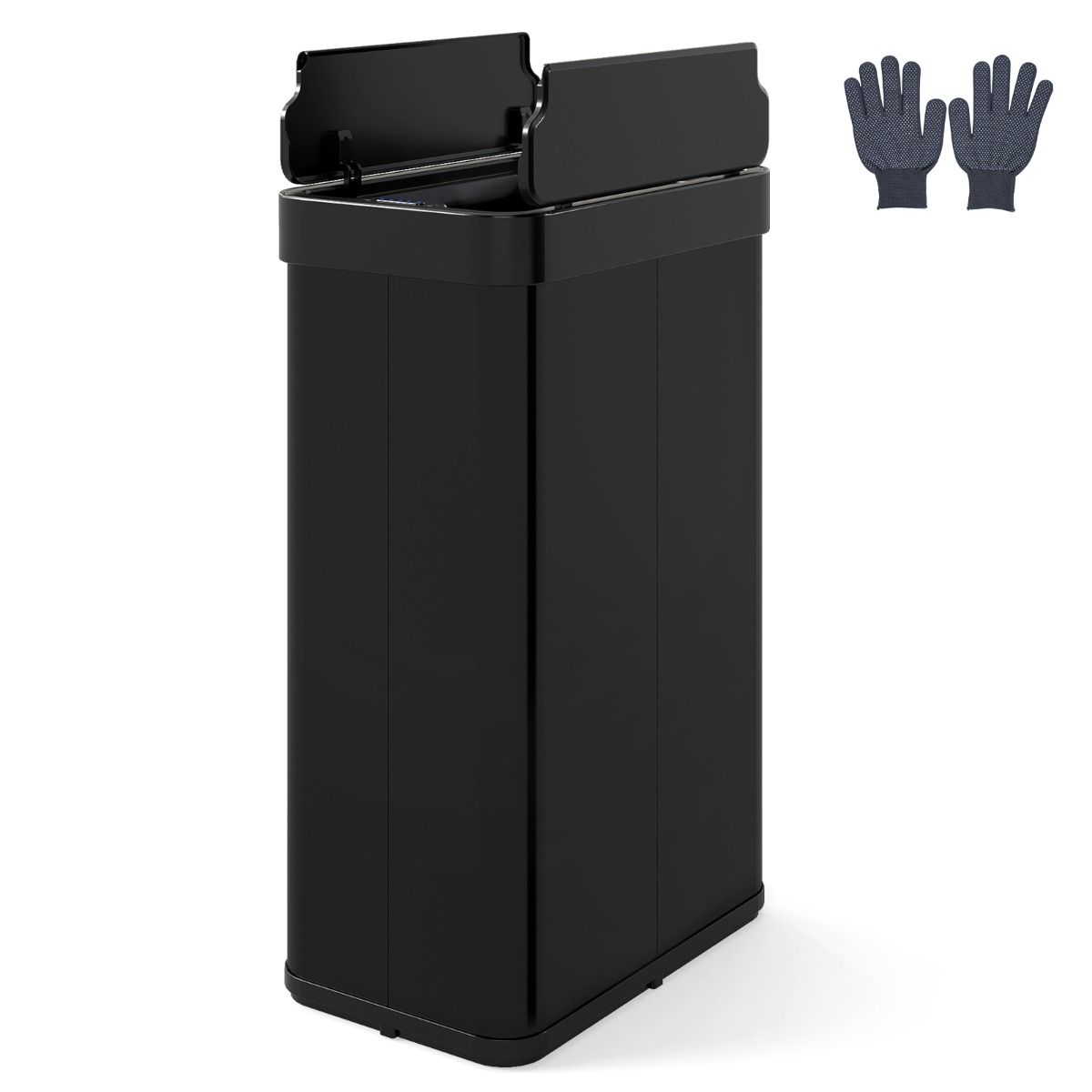 Poubelle Coast Sensor - ouverture et fermeture automatiques - 60 litres - noir