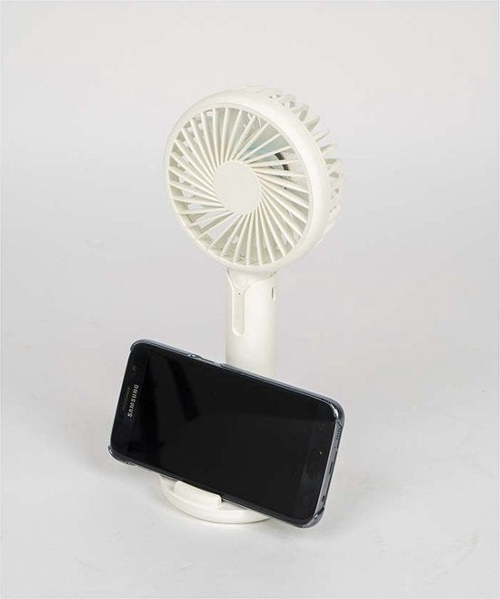 Bo-Camp - Ventilateur à main - Avec support - Rechargeable