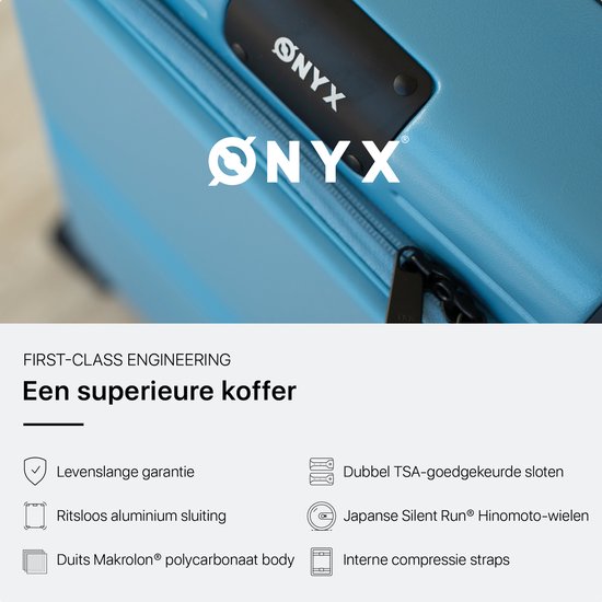 Valise cabine ONYX Hybrid Pro 35 L – Polycarbonate Makrolon et aluminium – TSA – 55 x 35 x 21 cm