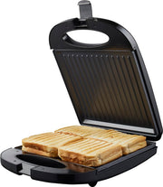 Tomado TGS4000B - Fer à repasser XXL pour sandwichs grillés - 4 sandwichs grillés - Grille-panini - Sans PFAS - 1200W - Noir