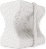 Loti Coussin de genoux pour le lit - Coussin orthopédique de genoux avec sangle - Coussin ergonomique pour les jambes - Correction de la posture - Oreiller pour le sommeil latéral - Mousse à mémoire de forme - Dormeur latéral - Oreiller pour les jambes -