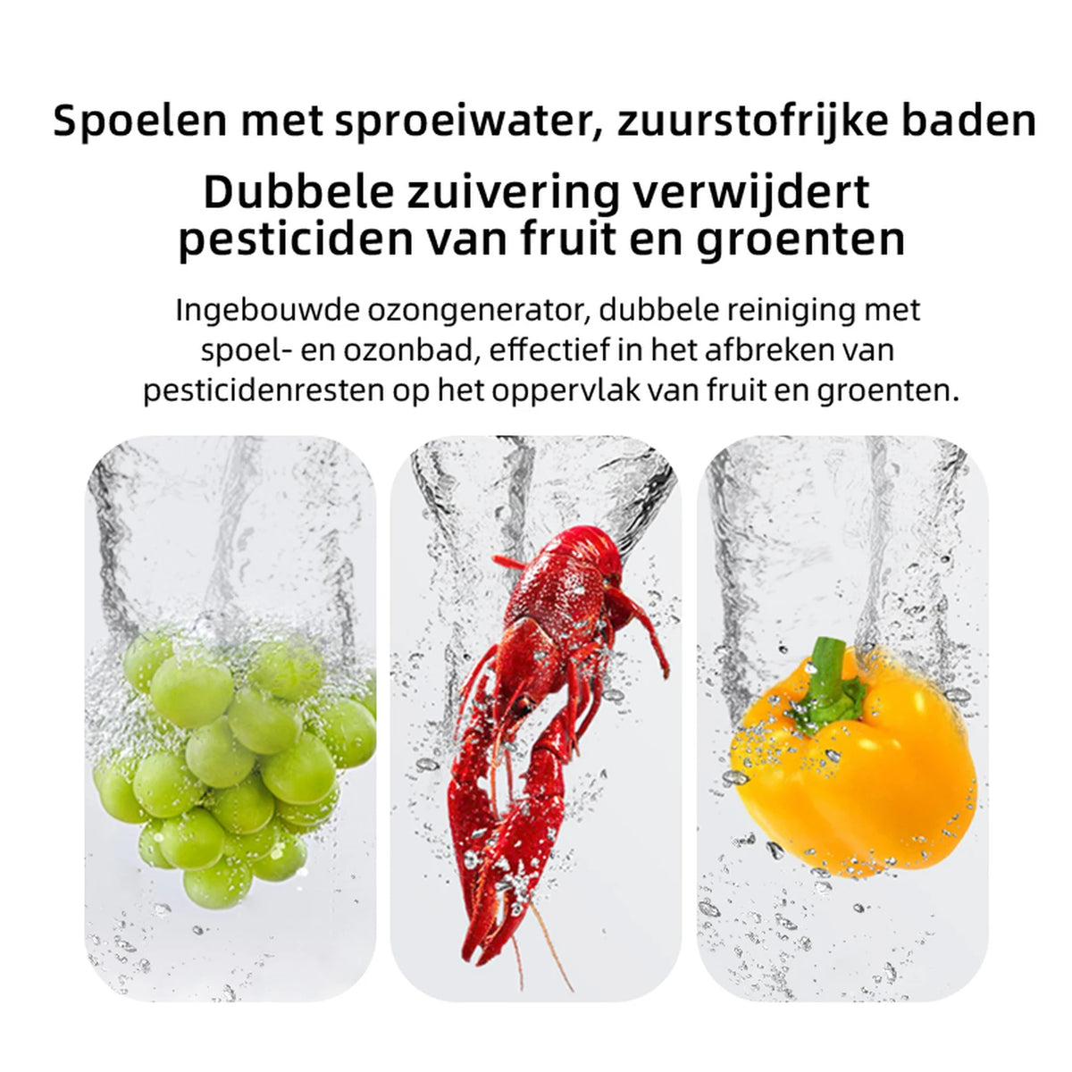 Lave-vaisselle de table GORGENOX DW4-D30A - Blanc - 42 x 43 x 43 cm - 8 programmes