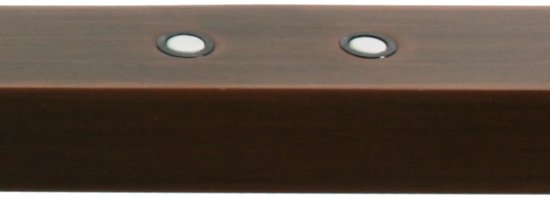 Suspension Bande 3994BR, lampe LED couleur bronze, 114 cm de large, avec système de réglage de la hauteur de Steinhauer, design élégant et moderne dans une teinte chaude
