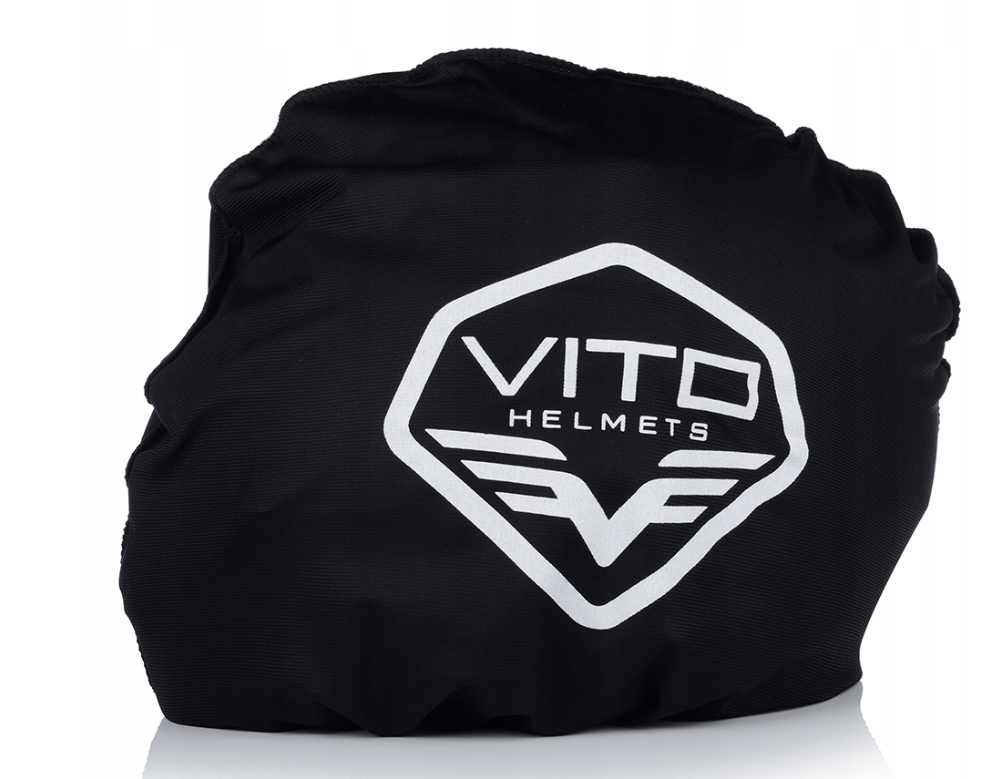 Casque de moto Vito Bruzano - Casque jet ouvert avec visière pare-soleil - Taille M (57-58 cm) - Noir mat