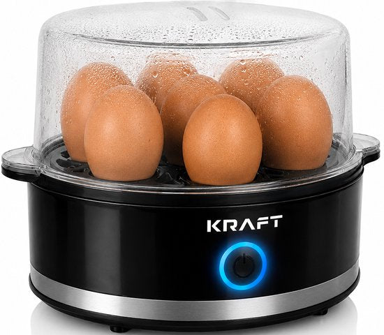 Cuiseur à œufs KRAFT noir - 7 œufs - Cuisson électrique des œufs