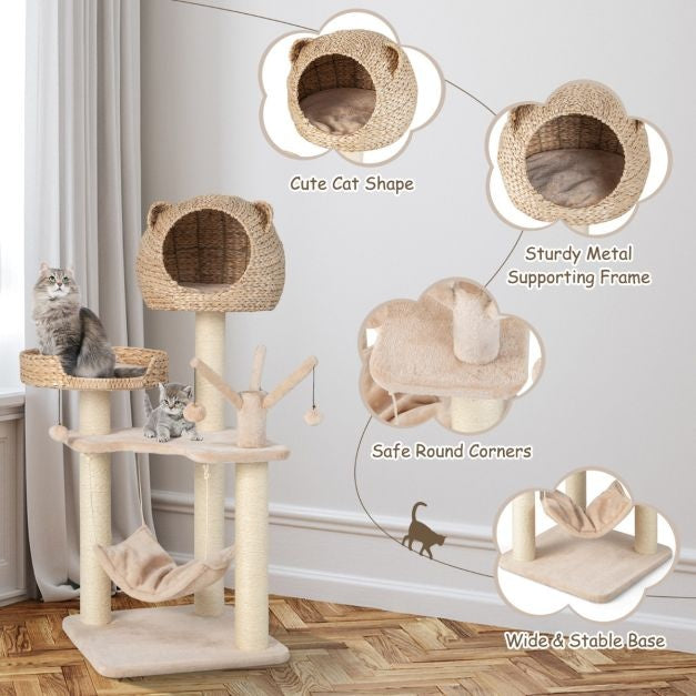 Coast griffoir - Arbre à chat - Panier à chat - Hauteur 121 cm