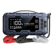 TREKURE Beta07 Démarreur 6000 A - 12 V - avec compresseur d'air 160 PSI, 45 W PD