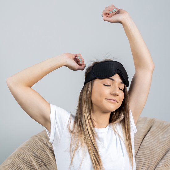 Masque de sommeil Northwall Luxe - 100% dépoussiéré - Mousse à mémoire 3D