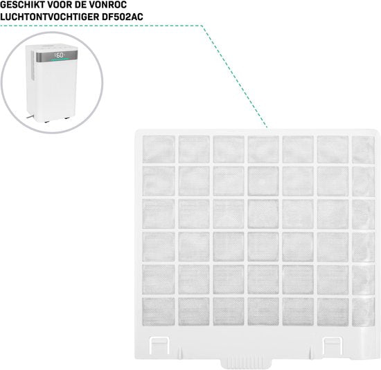Filtre à ions d'argent VONROC - pour déshumidificateur 12 L - DF502AC