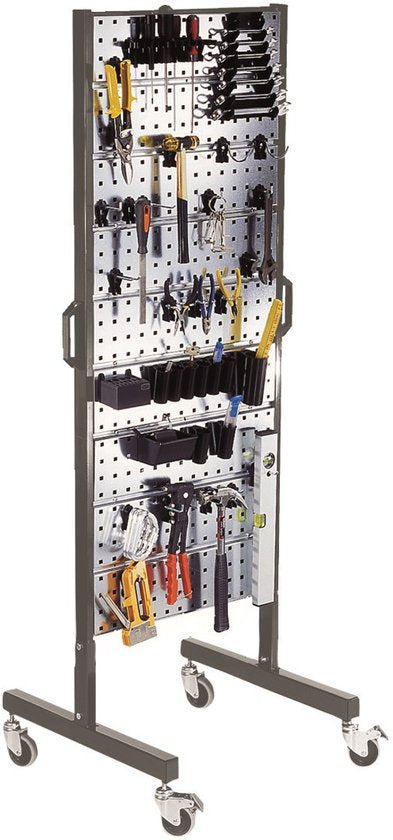 Raaco : étagère double face avec 6 panneaux emboîtables