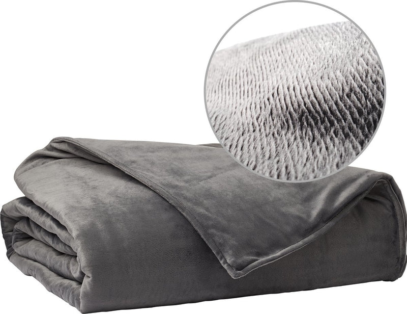 Couverture Kalm 4 saisons 200*220 cm - Gris