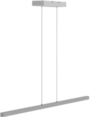 Lampe suspendue minimaliste en acier Danske 2745ST - 114 cm, extensible, hauteur réglable - Mexlite
