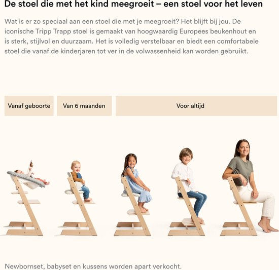 Chaise haute Stokke Tripp Trapp - Blanche
